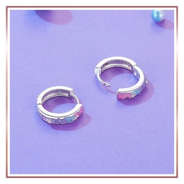 Серебряные серьги ОБРУЧИ С УЗОРОМ S925