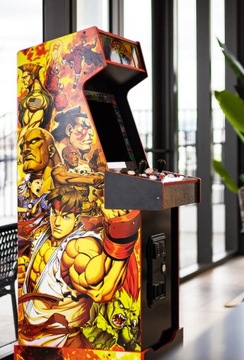 Большая стоячая консоль в стиле ретро Street Fighter 14in1 Wi-Fi Arcade1Up