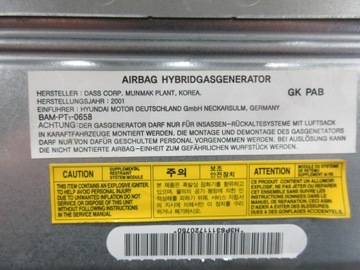 фото thumb №6, Hyundai купе ii tiburon повітряна подушка пасажира