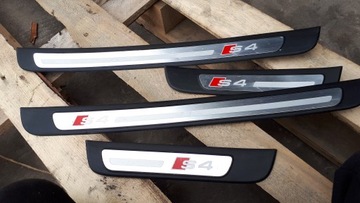 фото thumb №11, S4 b8 a4 планки накладки пороговые перед зад sline
