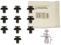 фото thumb №1, Mitsubishi asx 10- кліпса кліпса штифт бампера