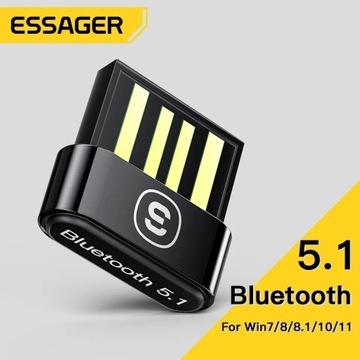 Bluetooth-передатчик USB-ключ BT5.1 для ноутбука, ноутбука — Essager