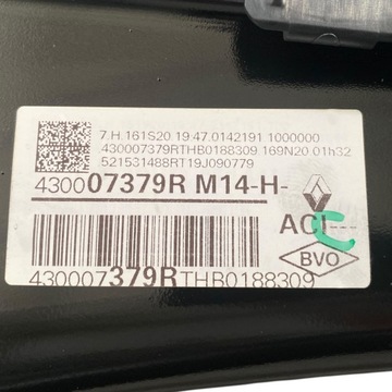 фото thumb №16, Нова оригінальний номер вісь балка задня 4 контроль renault megane iv espace v talisman