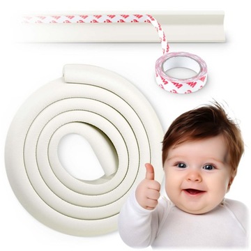 Лента защитная пенопластовая Ricokids 798700, белая, 2 м