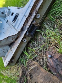 фото thumb №8, Mercedes w211 порог серебряный правые четверть