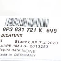 фото thumb №8, Audi a3 8p прокладка внутренняя дверь передних 8p3831721k6v9oryginalna