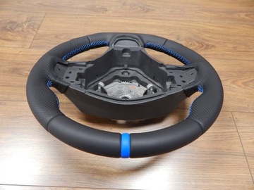 фото thumb №7, Руль opel corsa d pod многофункциональное новая кожа sport синяя nić