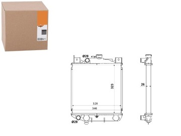 фото thumb №1, Радіаторів двигуна nrf 1770060b32 1770063b11 177008