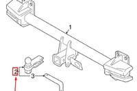 фото thumb №8, Volvo xc90 mk2 hak буксирувальний hak кульовий 31664202 новий оригінальний