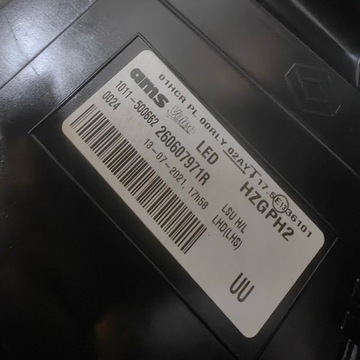 фото thumb №11, Лампа лівий перед ліва renault koleos ii рестайлінг eu 260607971r