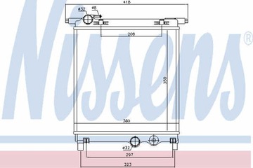 фото thumb №15, Радиаторов двигателя nissens 65300 1s0121253p seat