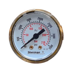РЕДУКТОР С РОТАМЕТРОМ ДЛЯ СО2-СВАРОЧНЫХ МАШИН SHERMAN RBR CO2