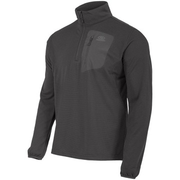 Polar Bluza polarowa Highlander Outdoor Hirta Grid Fleece - Szary M