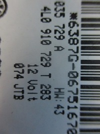 фото thumb №5, Модуль блок управления mmi audi a8 d3 4e0035729a