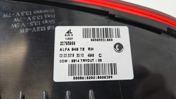 фото thumb №6, Лампа зад задня права w кришка багажника alfa romeo stelvio 20795999