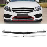 фото thumb №14, Нижня молдинг передній бампера 2058851574 середня хромована молдинг prze