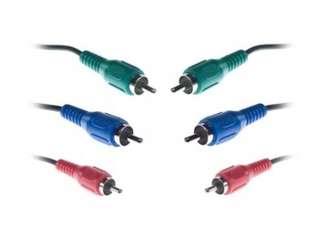 Аудио-видео Chinch 3xRCA 3м компонентный кабель RGB
