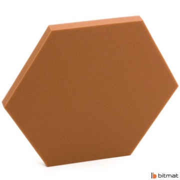 Panel na ścianę SZEŚCIOKĄT akustyczna PLASTER MIODU wygłuszająca akustyka