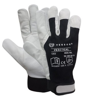 Защитные перчатки Texon Practice 1252 Goat Leather с липучкой (11 - XXL)
