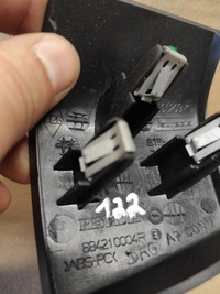 фото thumb №10, Накладки панелі приладової панелі консолі renault laguna iii 684200003r 684210004r