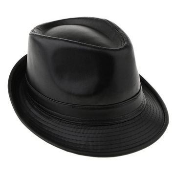 Мужская зимняя модная шляпа Fedora Church Gentleman Panama Felt Jazz Leather Hat