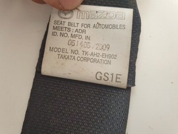 фото thumb №7, Pas безопасности левый перед mazda vi ii gh