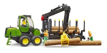 BRUDER 02133 Погрузчик John Deere с грейфером