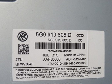 фото thumb №10, Екран дисплей зчитувач навігації vw golf vii 7 5g0 5g0035846a 5g0919605d