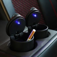 Попільничка автомобільна led корзина w місце чашка Ціна, фото thumb