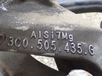 фото thumb №9, Поворотный кулак ступица рычаг 4x4 левый задняя 2wd vw tiguan ii 5na audi q3 ii 83a