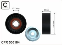 фото thumb №2, Caffaro 500184 ролик натягувача, ремінь клиновий багатореберний