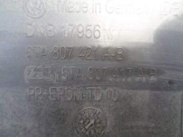 фото thumb №10, Vw touran 5ta бампер задній lr7h 5ta807421ab