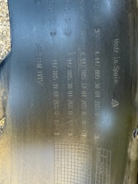 Mercedes nowa v klasa iii 447 рестайлінг  бампер amg перед передній idealny 2024 Доставка, фото thumb