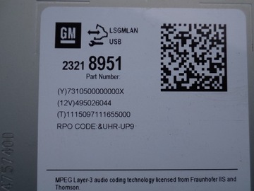 фото thumb №7, Запчастини | astra j zafira c радіо навігація 650 23218951