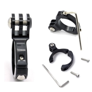 Алюминиевый держатель + адаптер Bike Motor GOPRO 12 DJI ACTION 4 (GP.40)