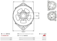 Передні корпус генератора abr0152s bosch as-pl Доставка, фото thumb