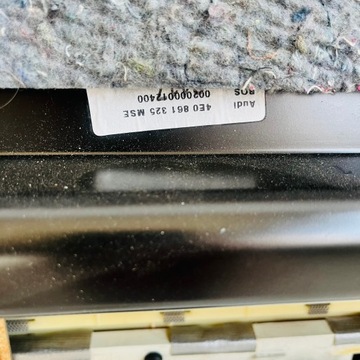 фото thumb №6, Полиця ролета електричний сірий алькантара audi a8 d3