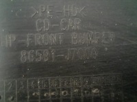 фото thumb №10, Kia ceed iii 17- молдинг бампера перед спойлер накладка 86591j7000