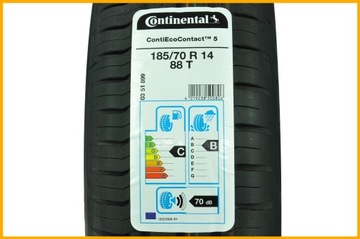 2 x 185/70R14 88T ContiEcoContact 5 CONTINENTAL