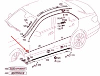 фото thumb №7, Mercedes-benz e w212 молдинг крила передній правого a2126904482 oem