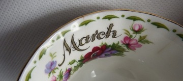 ROYAL ALBERT FLOWERS МАРТ АНГЛИЯ СТАРАЯ ЧАШКА