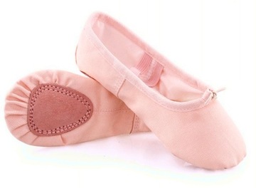 Дышащие гладкие балетки Dance Ballet Pink 36