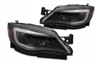 фото thumb №1, Лампы передние фары subaru wrx 08-14 tube black led