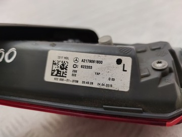 фото thumb №6, Mercedes-benz s c217 ліва сторона лампи задньої кришки багажника a2179061800