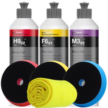 Комплект Koch Chemie H9.02 M3.02 F6.01 + колодки DA 150