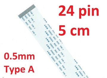 Taśma Flex FPC FFC VW-1 AWM 20624 80C 60V 5cm 24Pi