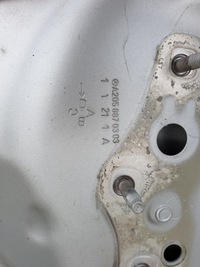 фото thumb №15, Mercedes c-klasa w205 205 капот передняя графитовая