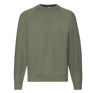 СВИТШОТ XL РЕГЛАН CLASSIC FRUIT OF THE LOOM оливковый XL