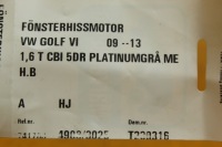 фото thumb №14, Моторчик блок управления стекло правый задняя vw golf vi audi 973622 107 1k0959704ag