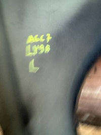 фото thumb №14, Крыло левая сторона audi a6 s6 c7 4g цвет ly9b